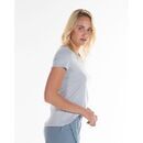 Alma & Lovis Damen V-Neck Shirt stoneblue XS