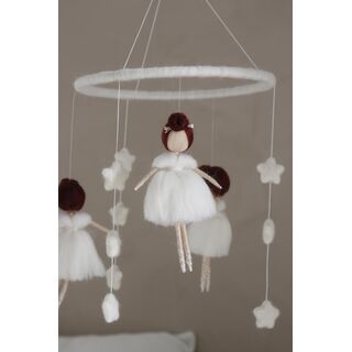 2Stories BALLERINA Wolle Baby Mobile