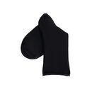 Leela Cotton unisex Socken Rollrand schwarz 43/46