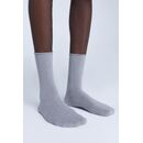 Leela Cotton unisex Socken Rollrand grau 43/46