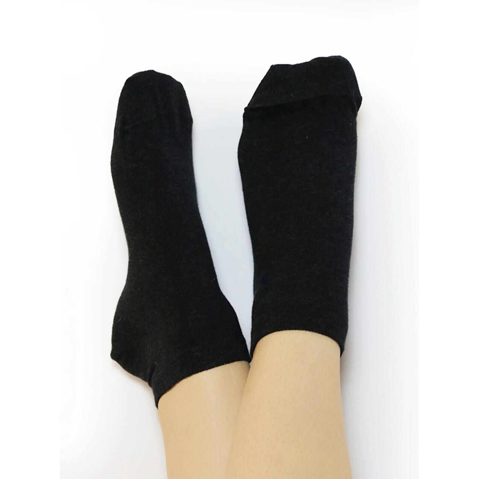 Leela Cotton Unisex Sneakersocken anthrazit