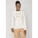 GREENBOMB Damen Kapuzenpullover Summer Chipper creme white