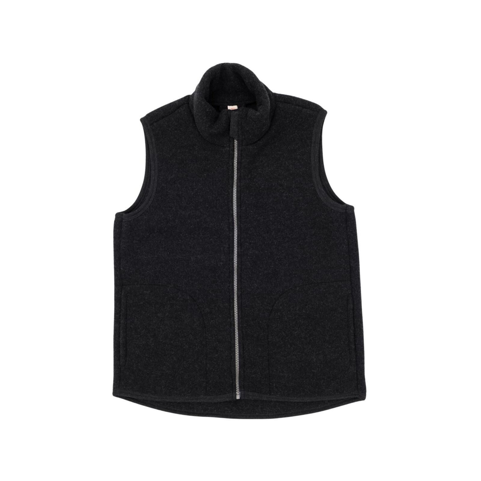 ENGEL Natur Damen Weste Wollfleece schwarz melange 46/48