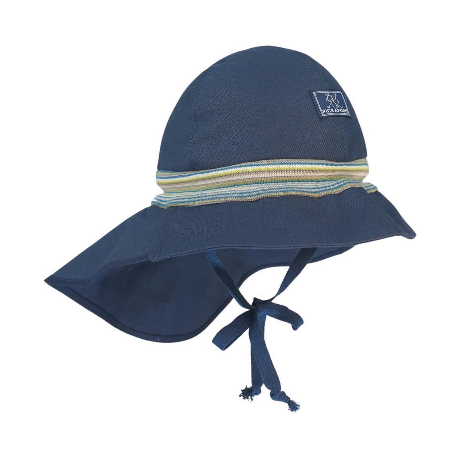 Pickapooh Kinder Sonnenhut Feuerwehr Strick marine (UV80) 50