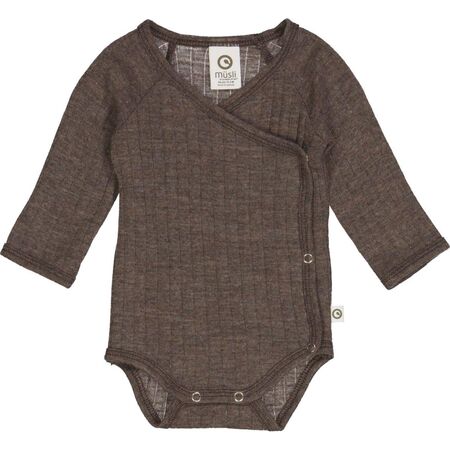 MSLI Baby Body Merino Wolle Woolly rib l/s