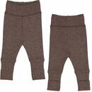 Msli Baby Hose Rippstrick Merino Wolle walnut melange 44