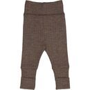 Msli Baby Hose Rippstrick Merino Wolle walnut melange 44