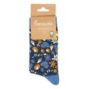 Tranquillo Damen Socken floraler Print indigo