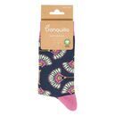 Tranquillo Damen Socken Orient-Muster red violet