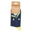 Tranquillo Damen Socken floraler Print primerose