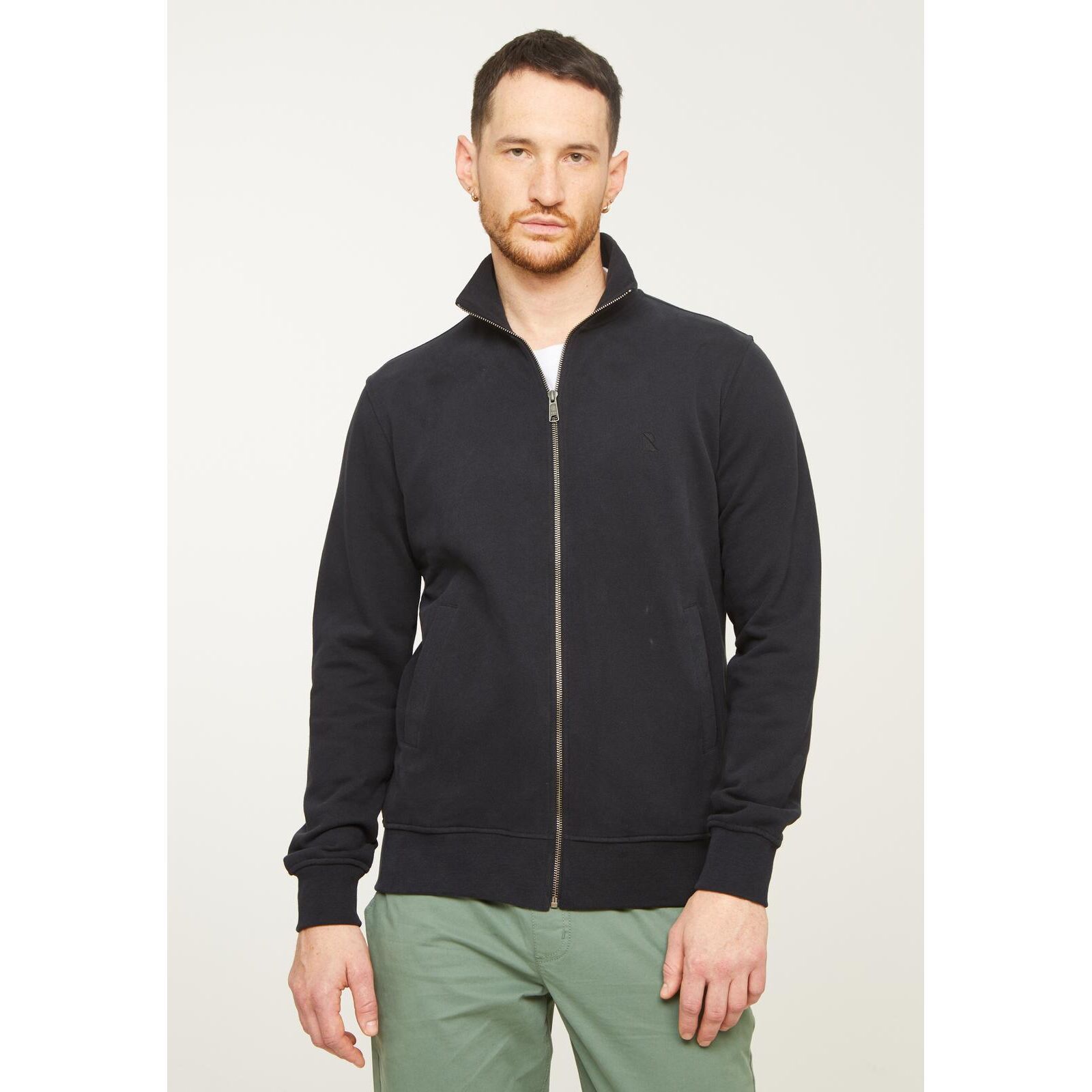 recolution Herren Sweatjacke CAMPHOR black