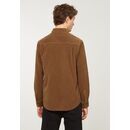 recolution Herren Hemd CARDY Feincord larch brown