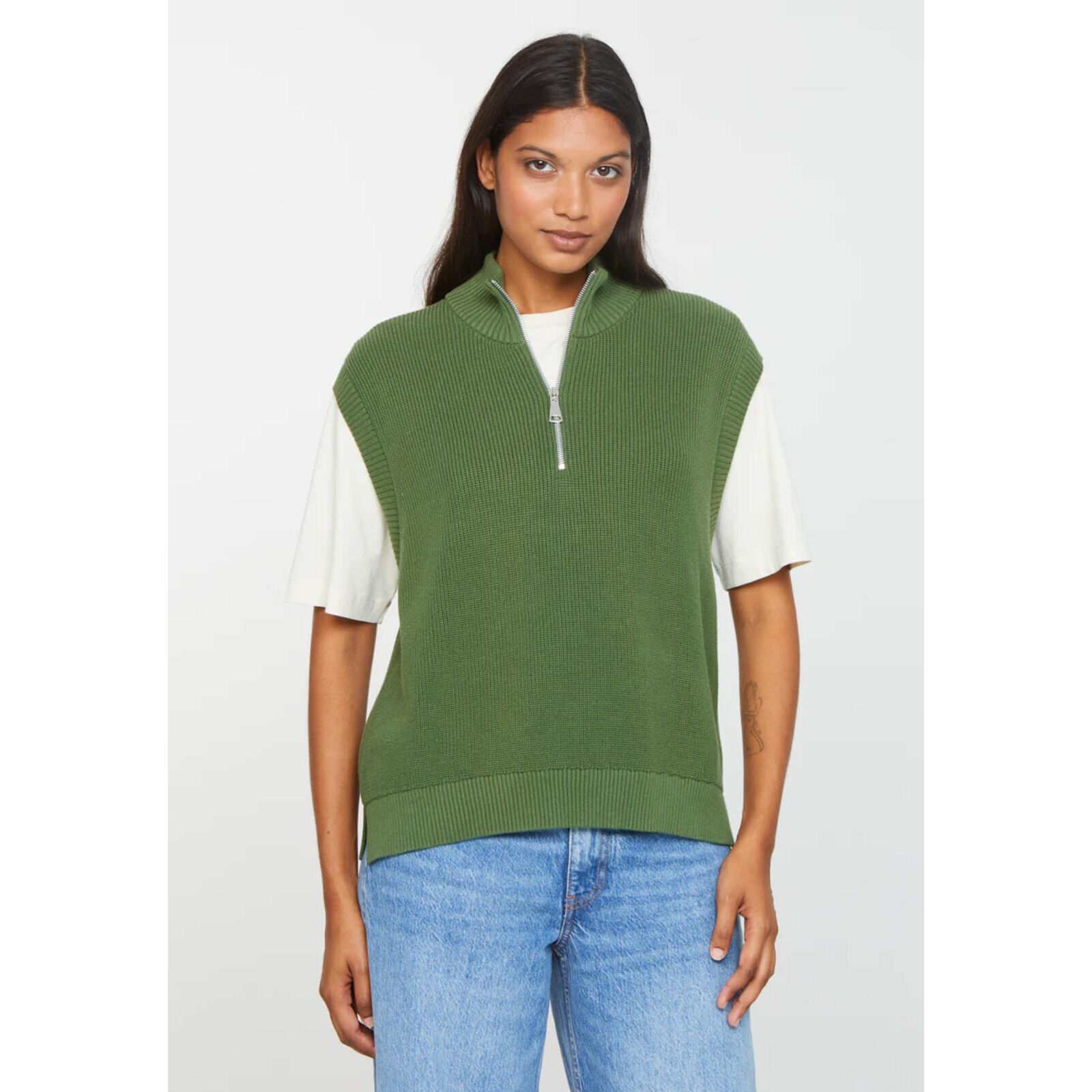 recolution Damen Pullunder AMANTIA fern green