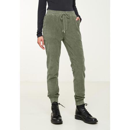 recolution Damen Jogg Chino Cord CHAITURUS khaki