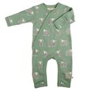 PIGEON ORGANICS Baby Overall mit Wickelffnung bedruckt