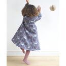 PIGEON ORGANICS Kinder Kleid meadow-night blue 6-12m (77)