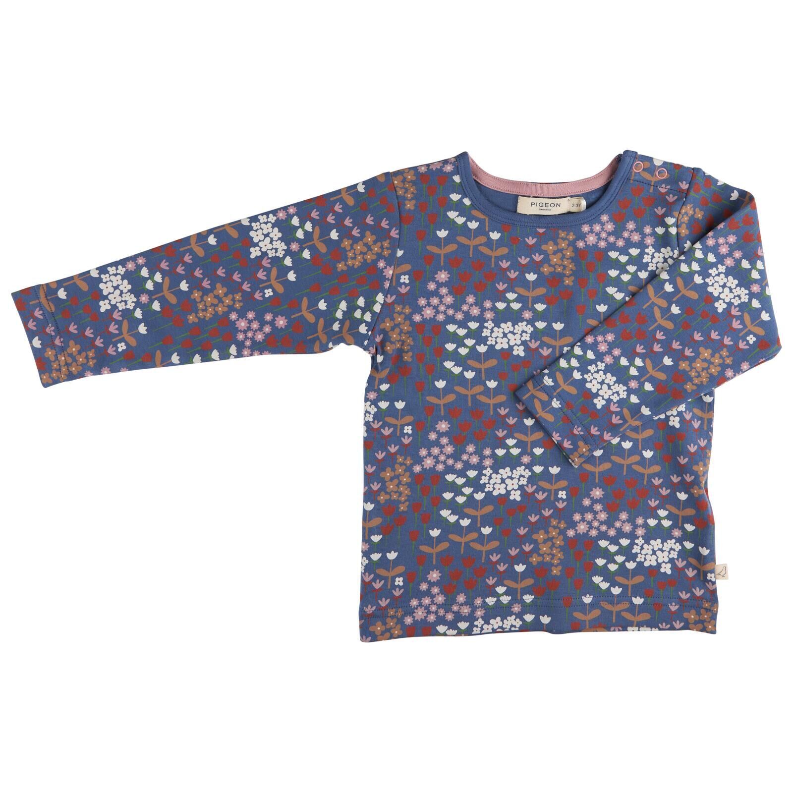 PIGEON Kinder Longsleeve meadow-night-blue 74