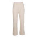 Dunque Damen Hose Wolle natur S