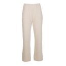 Dunque Damen Hose Wolle natur M