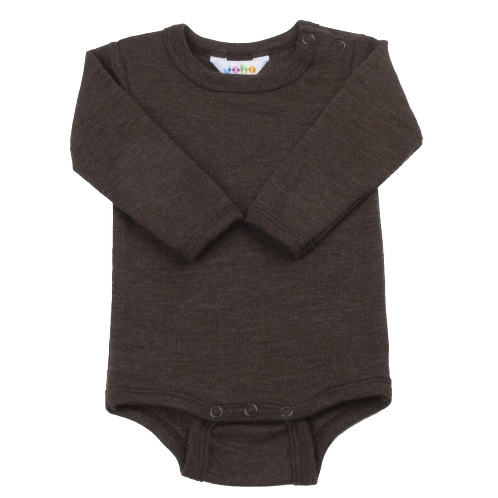 Joha Baby Body Langarm Merino Wolle