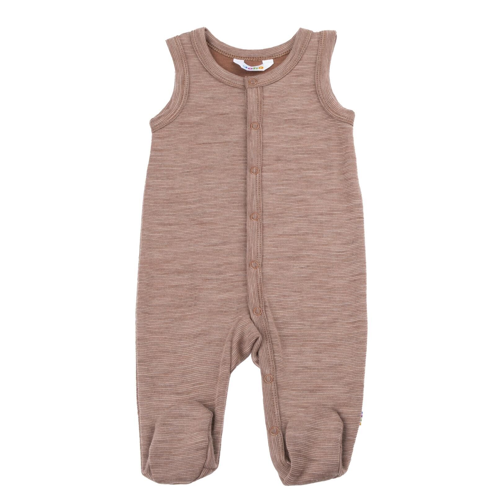 Joha Baby Strampler Merino Wolle rust 50