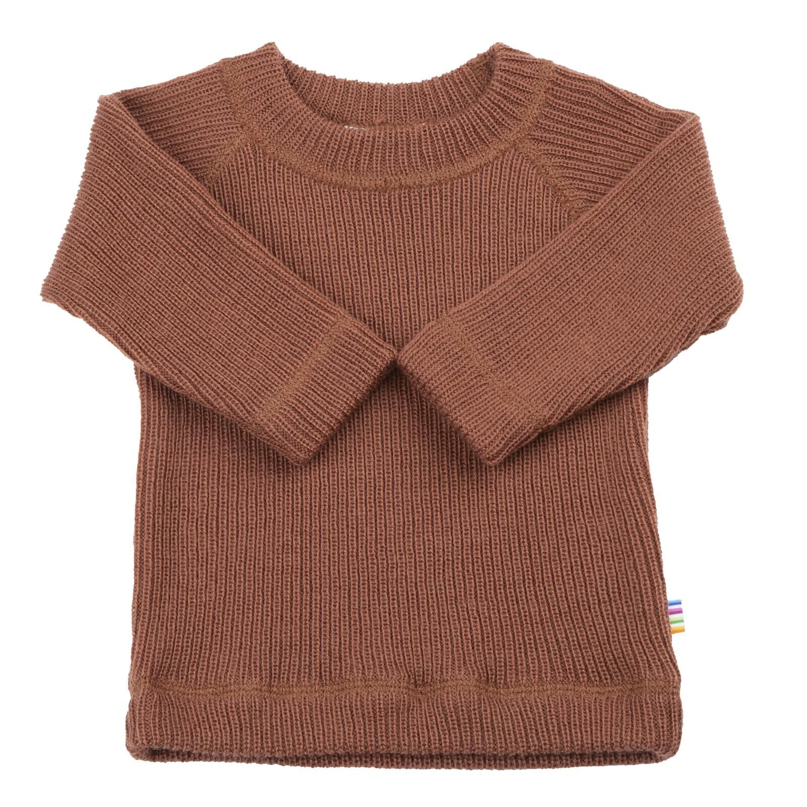 Joha Kinder Langarmshirt reine Merino Wolle rost 120