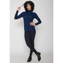 GREENBOMB Damen Longsleeve Turtle neck Weak navy