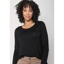 GREENBOMB Damen Langarmshirt BASIC Mind black