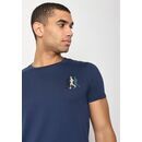 GREENBOMB Herren T-Shirt LIFESTYLE RUNNING Roll navy