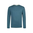 GREENBOMB Herren Langarmshirt BASIC Rough blue stone S