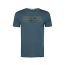 GREENBOMB Herren T-Shirt BIKE HAPPY Guide blue stone S