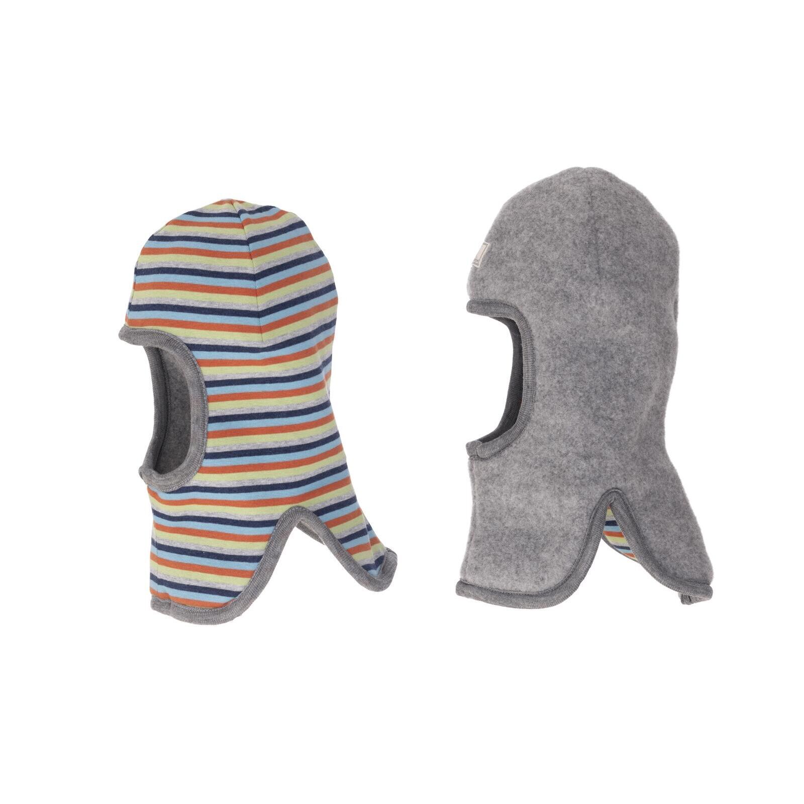 Pickapooh Kinder Schalmtze Switch Wollfleece gray/marine-trkis 56