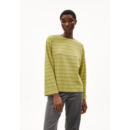 ARMEDANGELS Damen Longsleeve MARYNAA FINE STRIPE