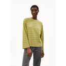 ARMEDANGELS Damen Longsleeve MARYNAA FINE STRIPE new moss-dark moss M