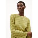 ARMEDANGELS Damen Longsleeve MARYNAA FINE STRIPE new moss-dark moss M