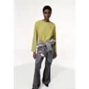 ARMEDANGELS Damen Longsleeve MARYNAA FINE STRIPE new moss-dark moss M