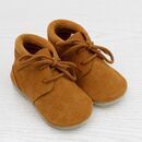 POLOLO Kinder Schuhe Laufanfnger Porto Schnrer braun 23