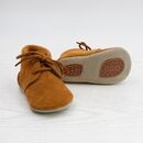 POLOLO Kinder Schuhe Laufanfnger Porto Schnrer braun 23