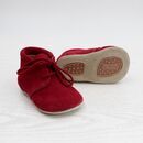 POLOLO Kinder Schuhe Laufanfnger Porto Schnrer rot 20