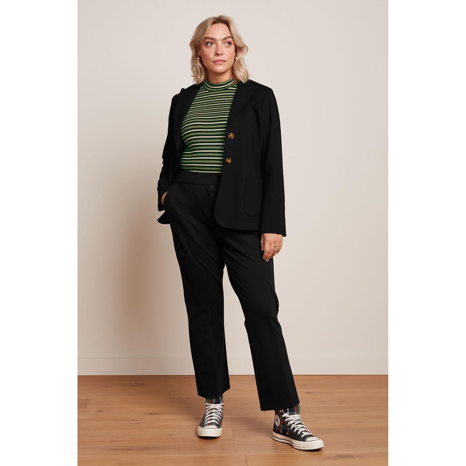 King Louie Damen Hose Jenny Uni Rodeo black 42