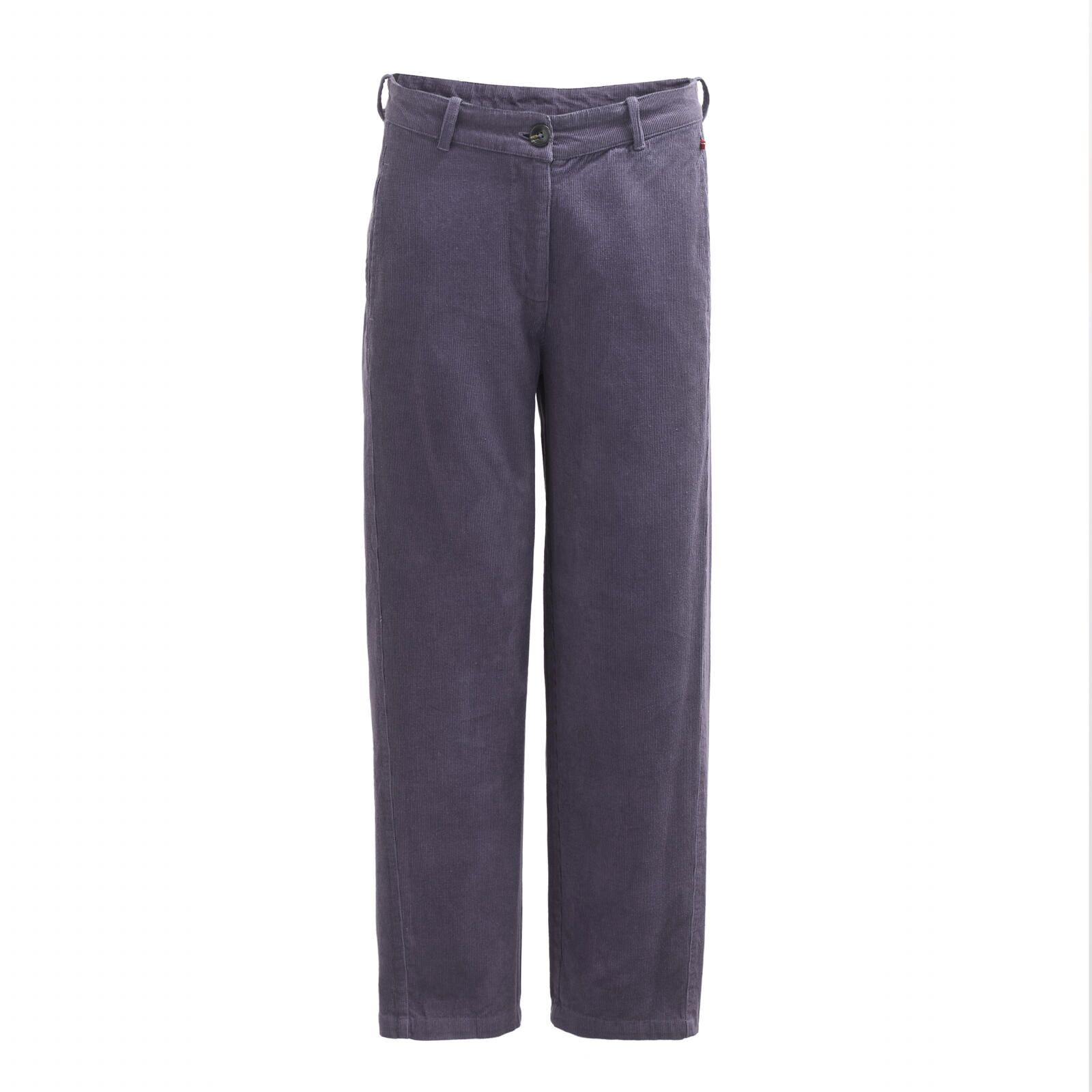 People Wear Organic Damen Kord-Hose grauviolett