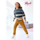 People Wear Organic Kinder Strick-Pullover bunt geringelt