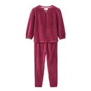 People Wear Organic Kinder Nicki-Pyjama dunkelrot 104