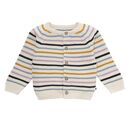 People Wear Organic Baby Strick-Jacke bunt geringelt