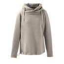 Mufflon Damen Kapuzenpullover Mu-Kusa stone XXL