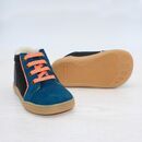 POLOLO Kinder Schuhe Barfu Winterhalbschuh Mario Schnrer blau 25