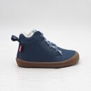 POLOLO Kinder Schuhe Barfu Winterstiefel Schnrer marineblau 25