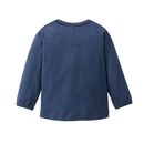 People Wear Organic Baby Langarm-Shirt indigoblau / Rehkitz