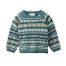 People Wear Organic Baby Norwegerstil-Pullover eukalyptus