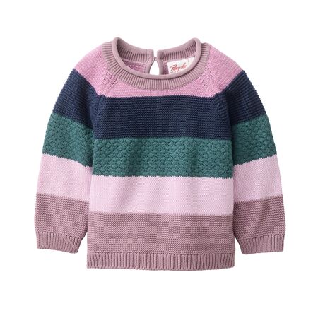 People Wear Organic Baby Strick-Pullover bunt geringelt...